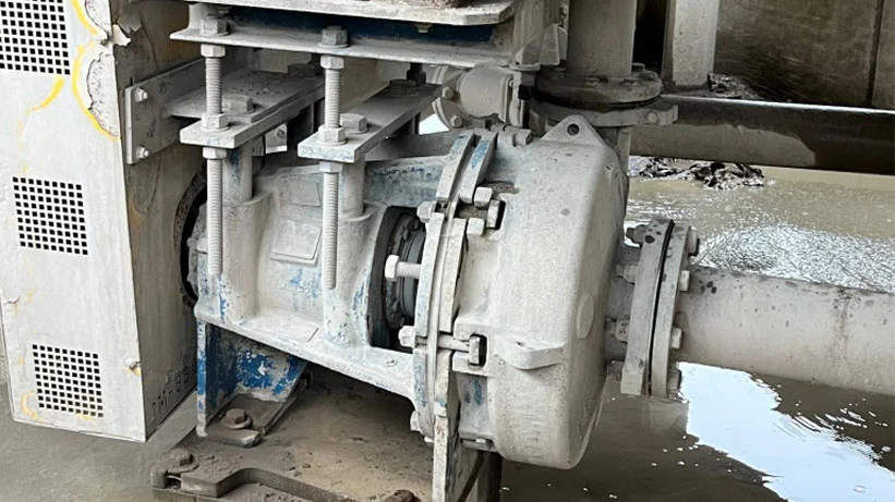 Horizontal pump at customer site