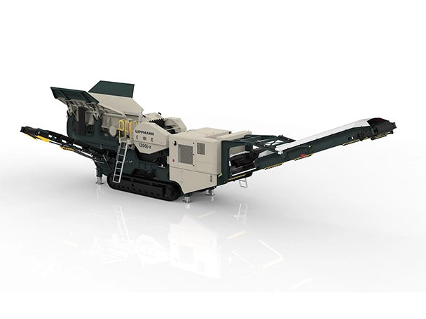 Lippmann 1200JE mobile jaw crusher render image