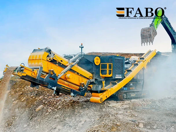 Brecher Fabo FTI-130S mobile crusher