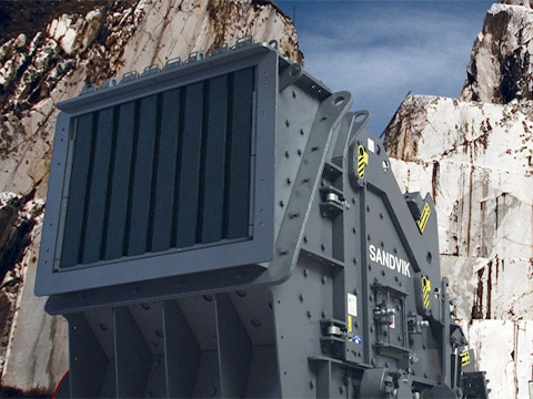 Sandvik stationary HSI impact crusher