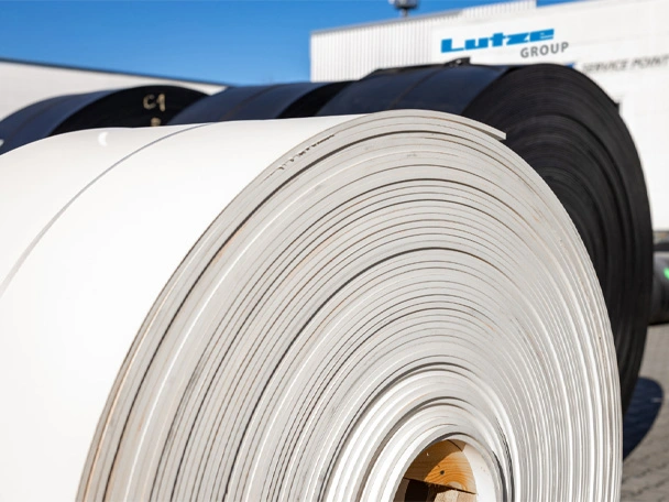 LUCON white food approved belt