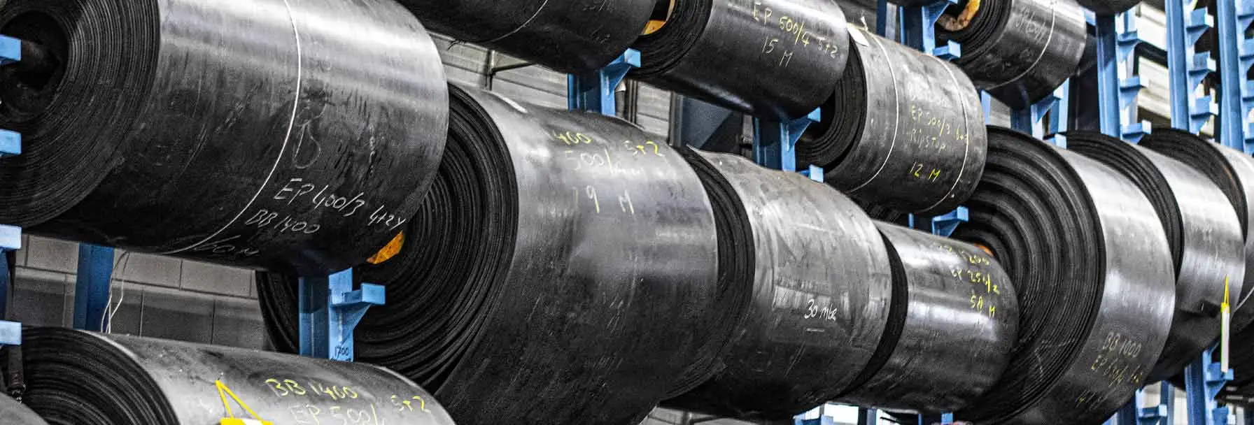 WPC rubber conveyor belts in stock