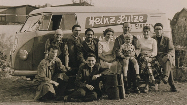 Gruppenportrait Heinz Lutze KG