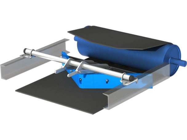Conveyor belt plow cleaner