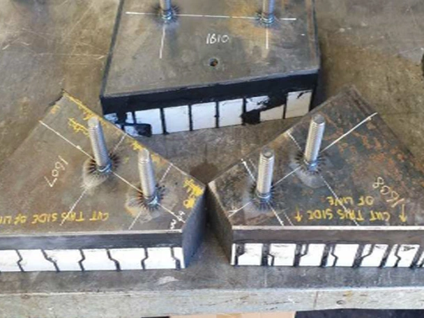Ceramic lining cut to precision in our waterjet cutting facility