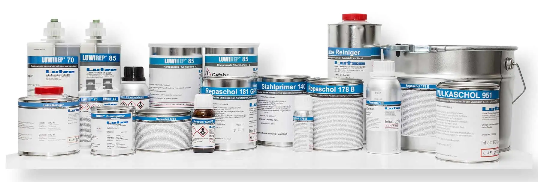 Lutze Group rubber and belt repair products