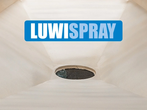 Ansicht Sprühbeschichtung mit LUWISPRAY