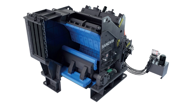 Dwarsdoorsnede van een Sandvik-prijbreker