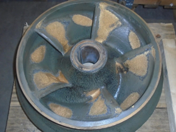 Impeller before Nomig coating is applied