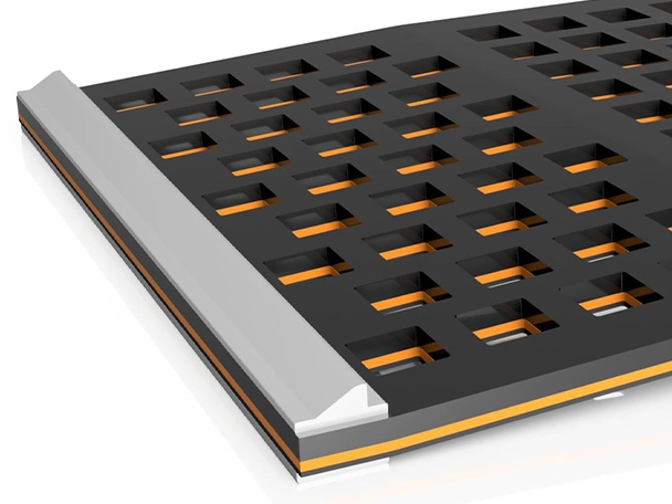 L-Cord tensioned screening media