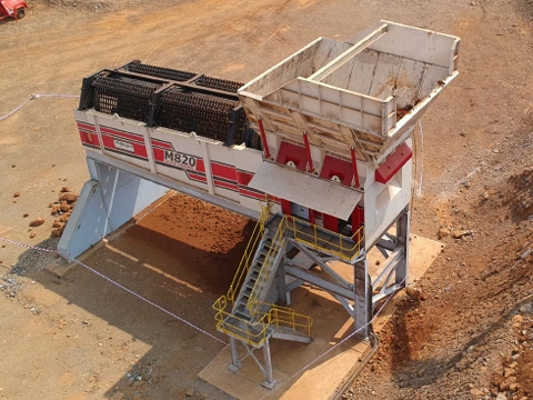 MDS m820 stationary trommel screen