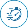 Short response times Icon short response times