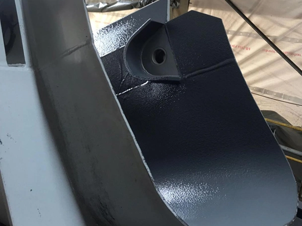 Protected wheel excavator bucket