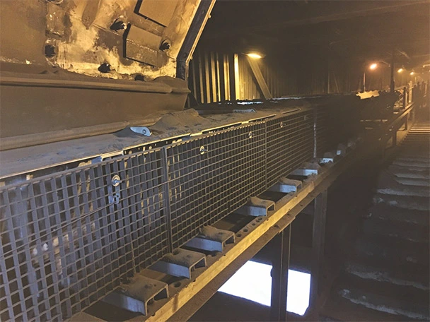 Dust around conveyor installation brings cleaning costs