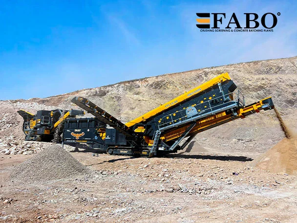 Siebanlagen Fabo FTS-15-60 mobile screen