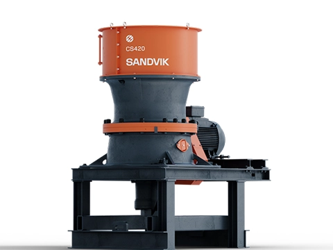 CS420 Sandvik stationary cone crusher